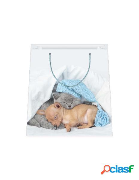 Shopper cuccioli f.to 31,5x45x12 xl