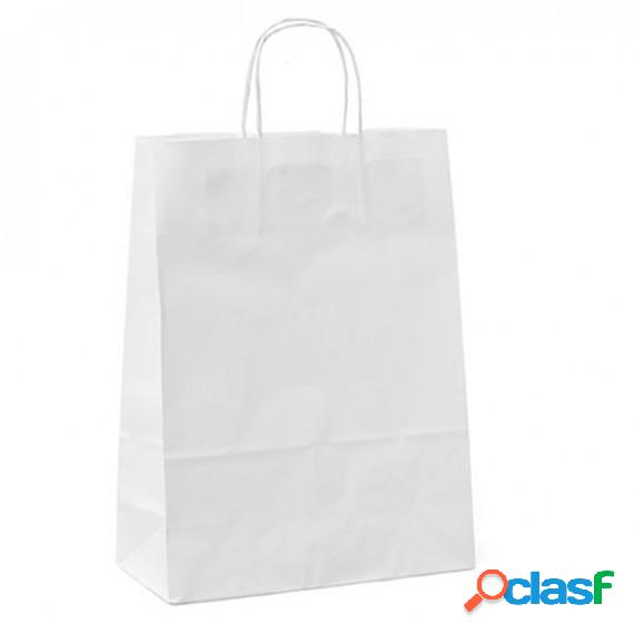 Shoppers in carta - maniglie in cordino - 36 x 12 x 41 cm -