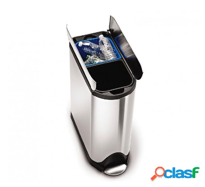 Simplehuman Pattumiera Butterly Step Can Recycler