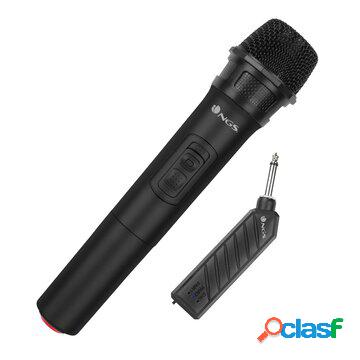 Singer air microfono per karaoke nero