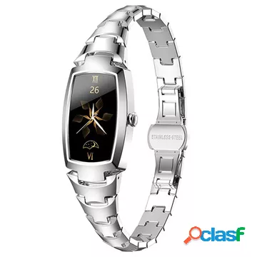 Smartwatch Bluetooth da donna Lemfo H8 Pro - Argento