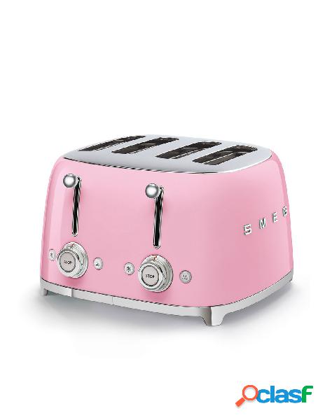 Smeg - smeg toaster 4x4 50´style pink tsf03pkeu (promoción