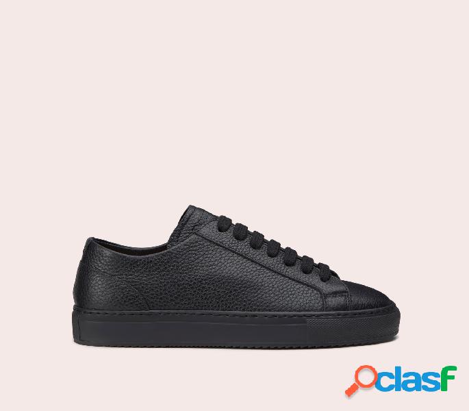 Sneakers in pelle nera Nero 34_D
