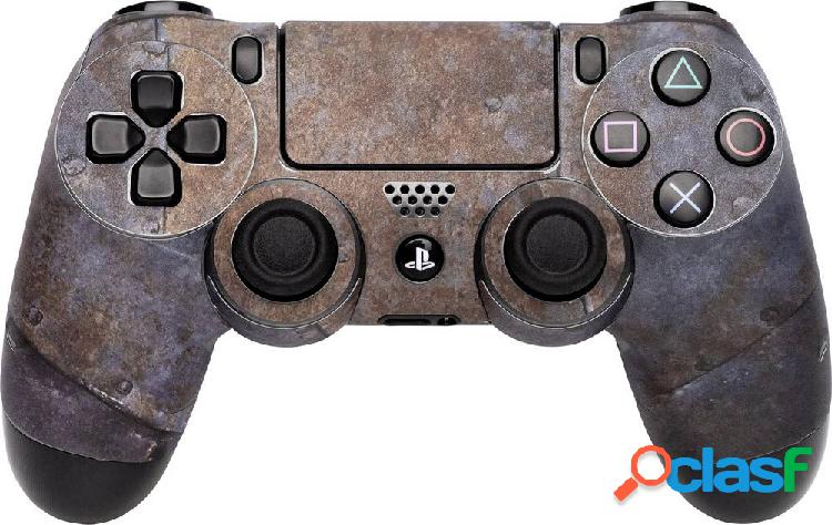 Software Pyramide Skin für PS4 Controller Rusty Metal Cover