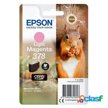 Squirrel singlepack light magenta 378 claria photo hd ink