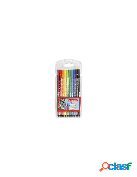Stabilo - pennarelli disegno stabilo 6810 pl pen68 colori
