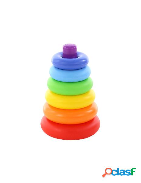 Stacking ring pyramid, 7 pcs - mm.135x135x207
