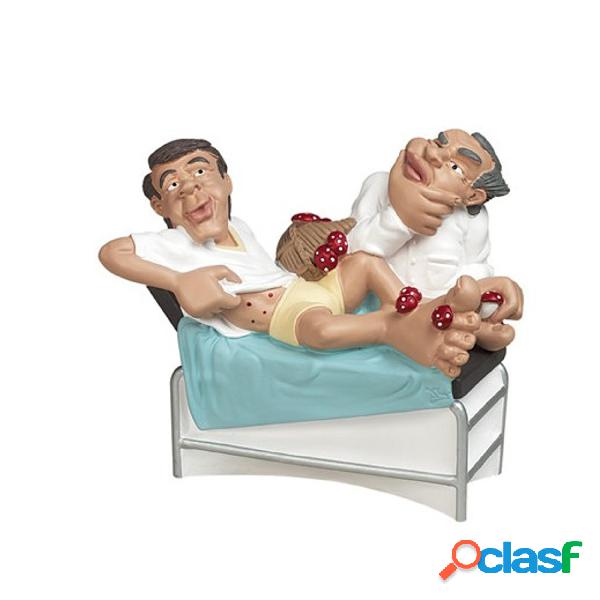 Statuetta Equipe Dermatologo 12x13x17 cm -peso 2760 gr in