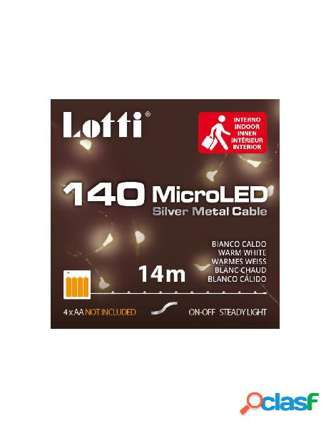 String light 14m, 140 warm white microleds o1,5mm, pdq