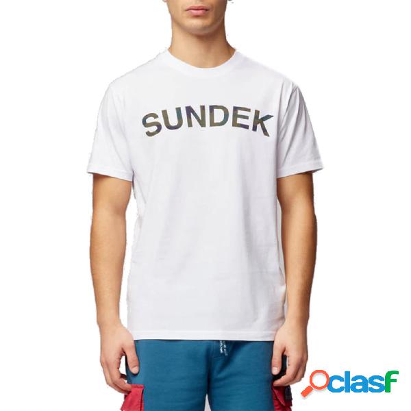 Sundek ss tee camou print