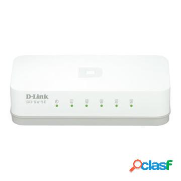 Switch Desktop non Gestito a 5 Porte D-Link GO-SW-5E -