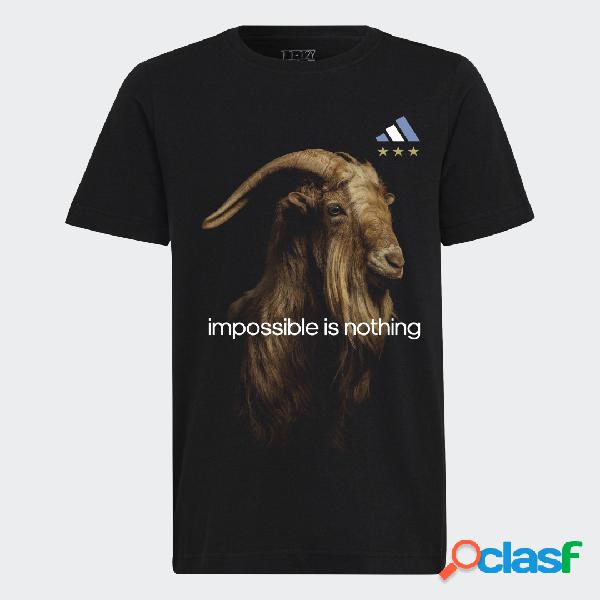 T-shirt Messi Football Goat Graphic