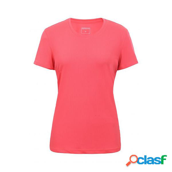 T shirt da donna Icepeak Belfast (Colore: pastel yellow,