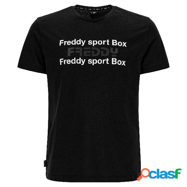 T-shirt regular fit con stampa FREDDY SPORT BOX spessorata