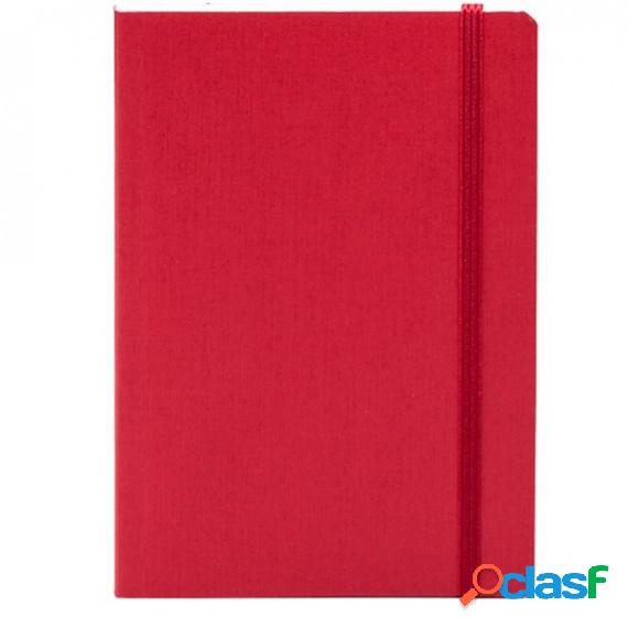 Taccuino EcoQua c/elastico - A5 - 80 pag - carta bianca -