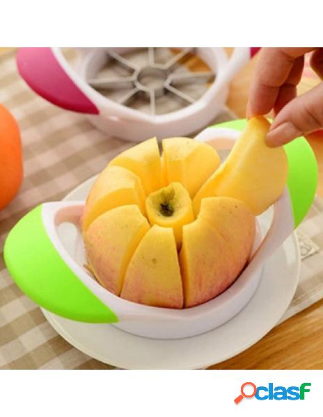 Taglia mela in acciaio inox, affetta mele, pere e frutta a