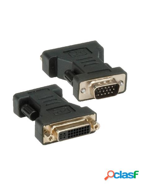 Techly - adattatore dvi analogico femmina a vga maschio