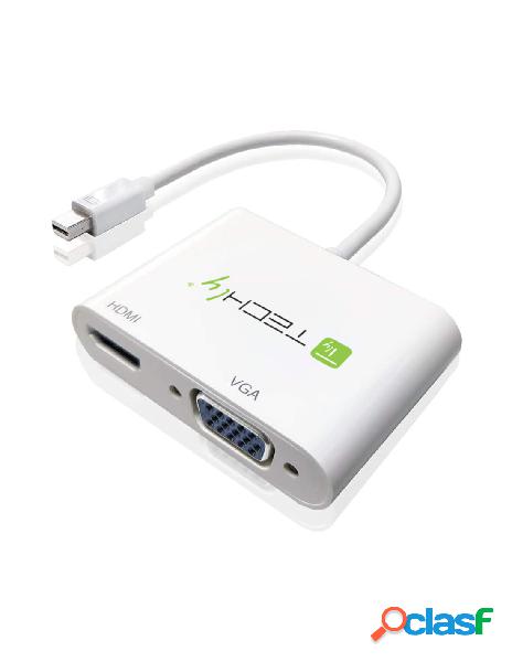 Techly - adattatore mini displayport ad hdmi/vga