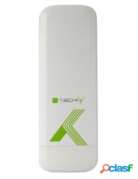 Techly - cpe punto-punto 300mbps a 5.8ghz 15dbi