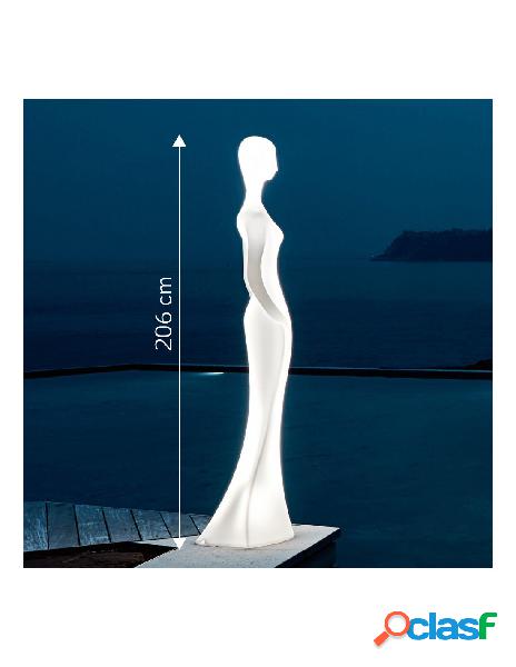 Techly - lampada led multicolor lady da pavimento