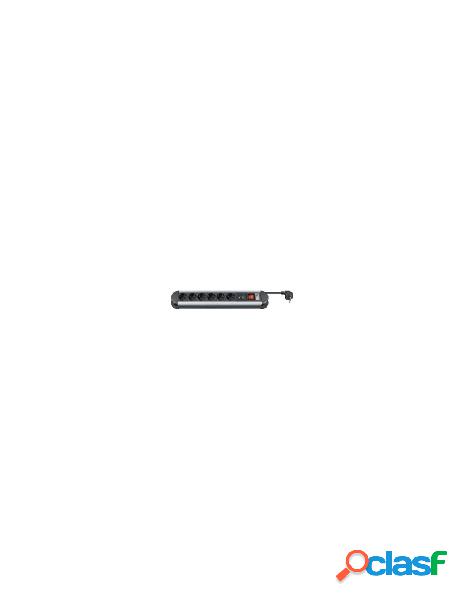 Techly - multipresa tavolo techly iups pcp al6 nero e