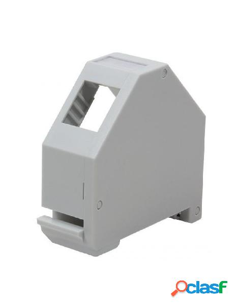 Techly professional - adattatore keystone per guida din