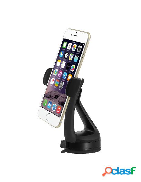 Techly - supporto da auto per iphone e smartphone 3.0-6.0