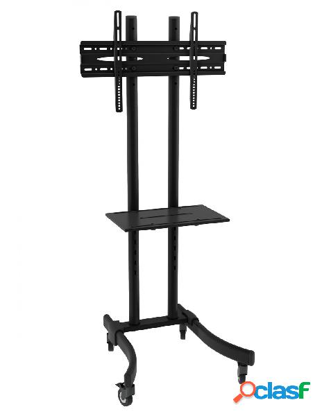 Techly - supporto mobile da pavimento per tv led/lcd 32-70