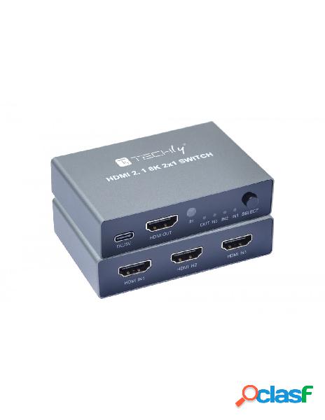 Techly - switch 3x1 hdmi 2.1 8k