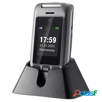 Telefono a conchiglia Artfone G6 Senior - 4G, doppio