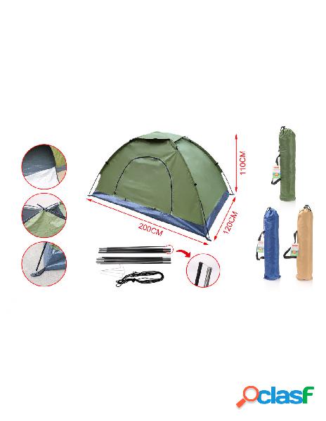 Tenda campeggio 200x120x110cm colore assortito