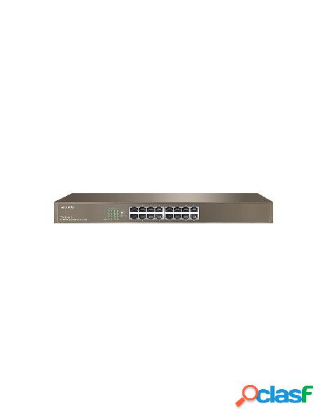 Tenda - switch gigabit ethernet 1000m a 16 porte, teg1016gv8