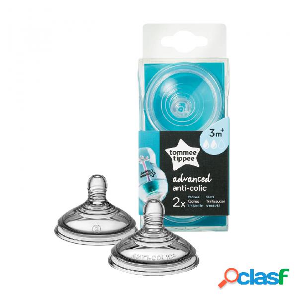 Tettarella Anti Colica Avanzato 2Pz Flusso Medio 3m+ Tommee