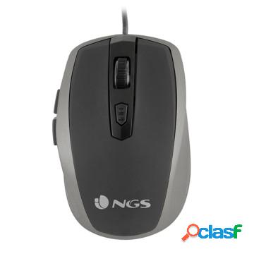 Tick silver usb ottico 1600dpi mano destra argento