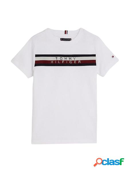 Tommy Hilfiger Tshirt a maniche corte in cotone con banda