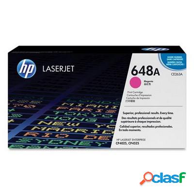 Toner originale Hp CE263A 648A MAGENTA