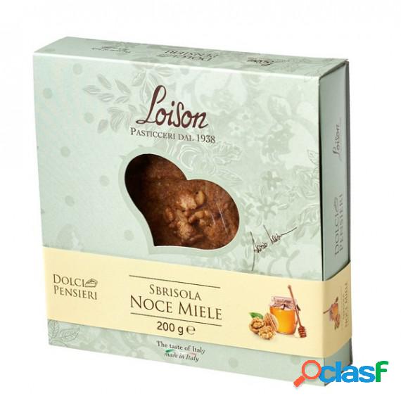 Torta sbrisola noce miele - 200 gr - Loison