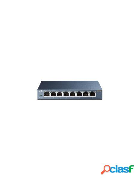 Tp-link - switch 8 porte gigabit 10/100/1000 mbps plug &