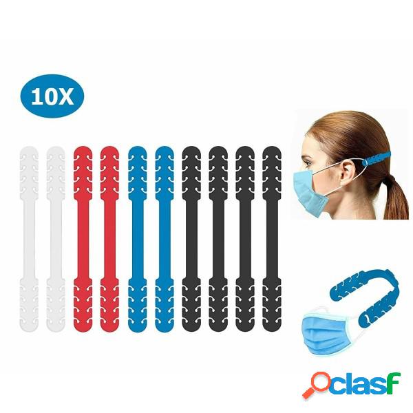 Trade Shop - 10 Salva Orecchie Per Mascherine Fascette