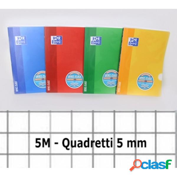 Trade Shop - 20 Pezzi Quadernoni Quadernone Quadretti 5mm 5m