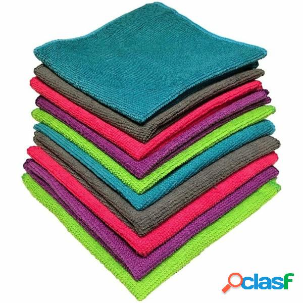 Trade Shop - 24 Panni Microfibra 30x30cm Panno Pulizia