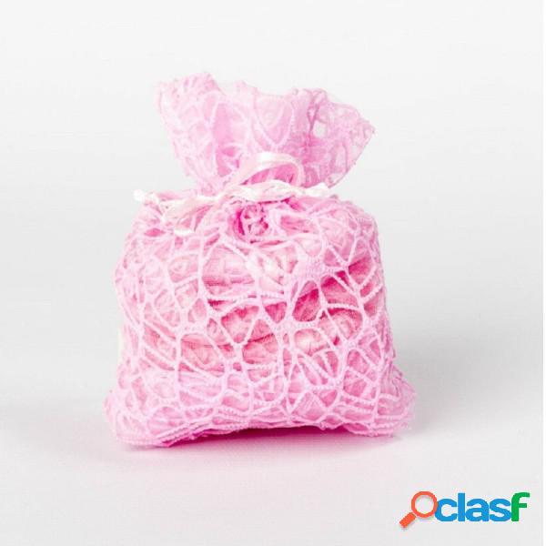 Trade Shop - 24 Pz. Sacchetti Rete Organza Porta Confetti