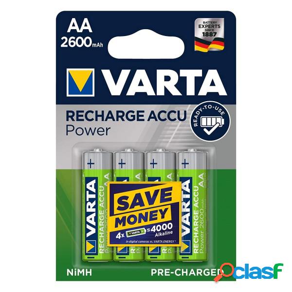 Trade Shop - 4 Pile Varta Stilo Batterie Aa Alkaline