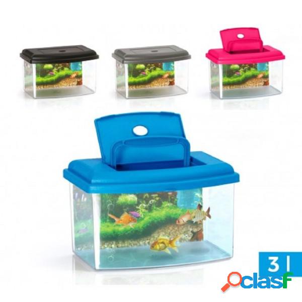 Trade Shop - Acquario Rettangolare In Plastica Rigida 3