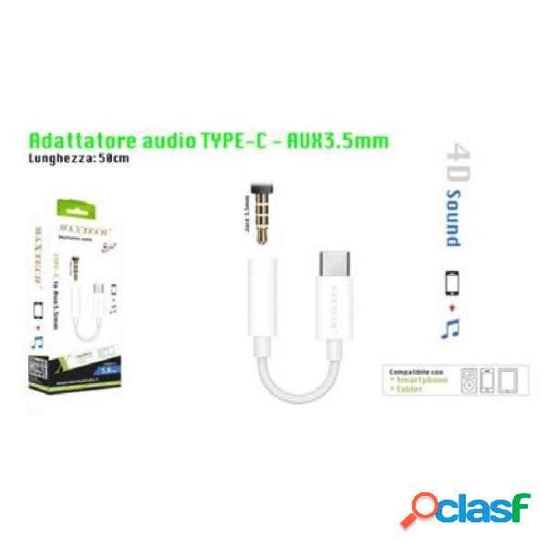 Trade Shop - Adattatore Audio Type-c A Aux Jack 3,5mm Per