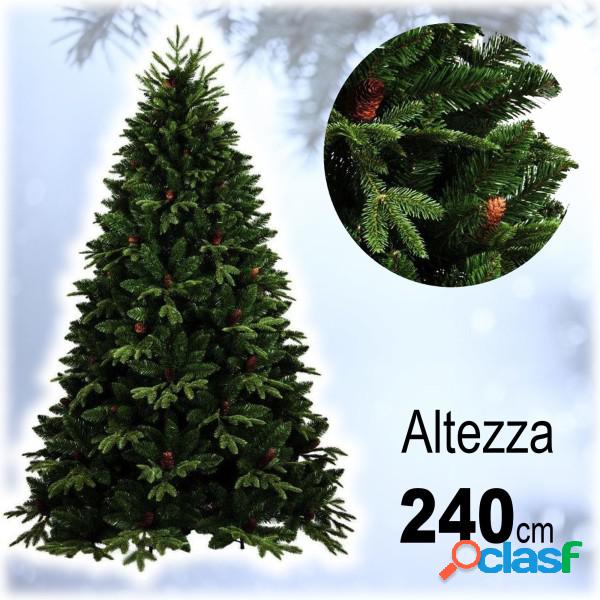 Trade Shop - Albero Di Natale Folto Artificiale 240cm Verde