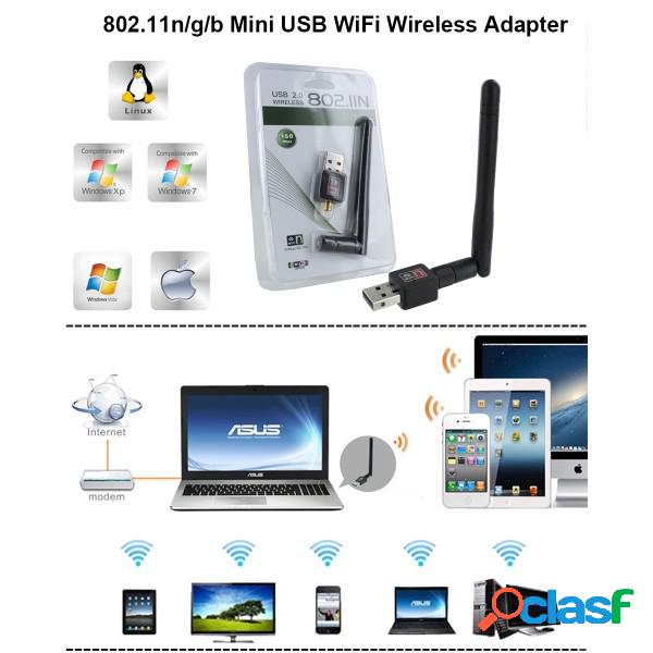 Trade Shop - Antenna Mini Usb Wireless Adattatore Wifi