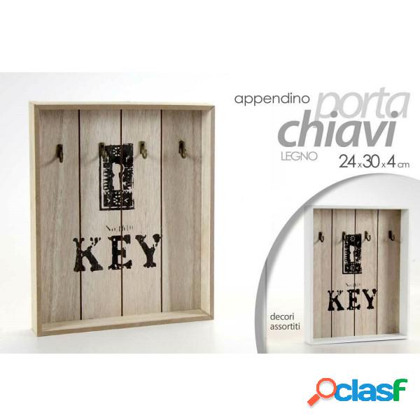 Trade Shop - Appendino Porta Chiavi Parete Key Con Ganci In