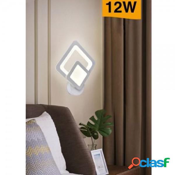 Trade Shop - Applique Led A Rombo 12 W Parete Lumetto Abat