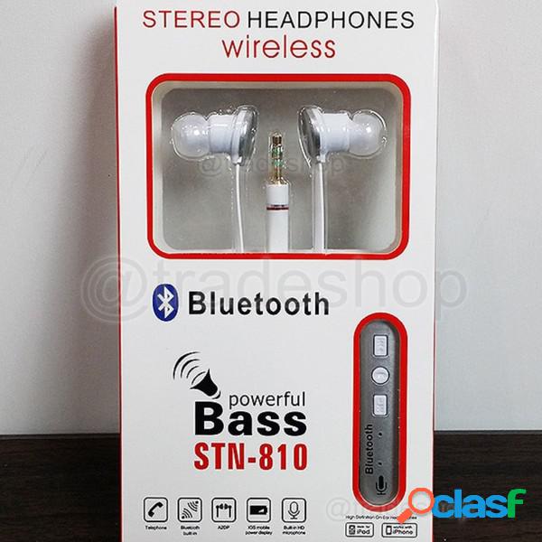 Trade Shop - Auricolare Bluetooth Cuffia Auricolare Senza